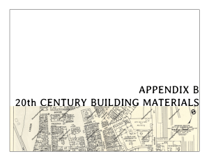 DesignGuidelines Appendix B-20th Century Materials