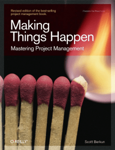 Making Things Happen  Mastering Project Management (Theory in Practice)   ( PDFDrive )