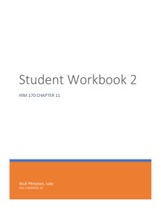 Student workbook 2, chapter 11
