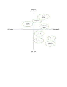 MARKET POSITIONING