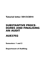 auditing study guide