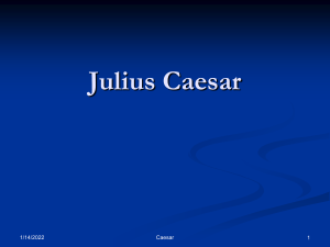julius caesar unit study guide ppt