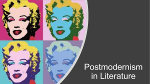 Postmodernism in Literature
