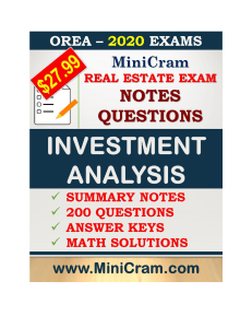 MiniCram Real Estate Investment Analysis 1