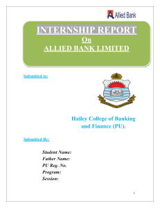 ABL Internship Report (2016)