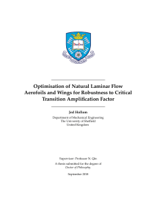 Optimisation of Natural Laminar Flow Aerofoils and Wings 