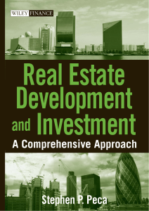 Real Estate Development and Investment  A Comprehensive Approach ( PDFDrive )