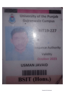 BIT19-227 usman javaid 