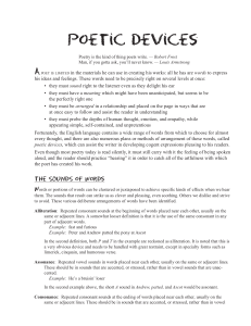 Sourced PoeticDevices