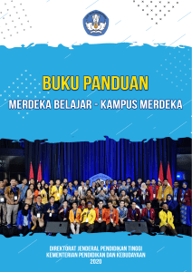 BUKU PANDUAN MERDEKA BELAJAR - KAMPUS MERDEKA (MBKM)