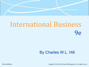 Chap013 - International Business - By Charles Hill