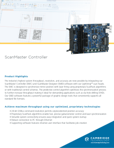 ScanMaster Controller - Cambridge Technology   Manualzz