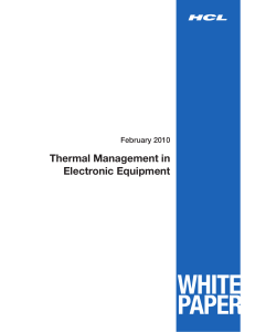 Thermal Management in Electronic Equipment 01FEB10 V1