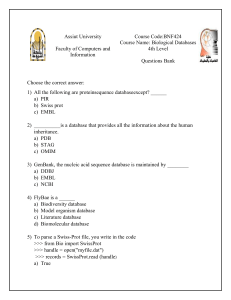 BDB QuestionBank without answer