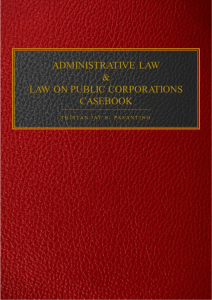 Admin Law Casebook