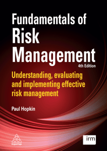 Fundamentals of Risk Management  Understanding, evaluating and implementing effective risk management ( PDFDrive.com )