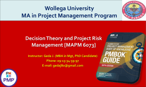 Lesson-1-The Basics of Project Risk Mgt