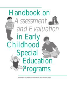 Early Childhood Assessment (California)