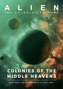 Alien RPG - Colony Source Book Nr1