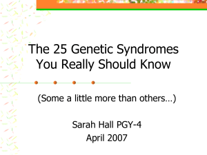 The 25 Genetic Syndromes You Really Should Know akp imp