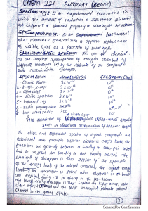 CHM 211 (BEADY) SUMMARY.