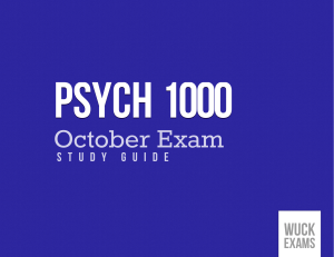 Psych Study Guide Ch. 1-4