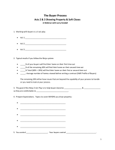 Buyer Process: Showing Property & Soft Closes - Webinar Notes