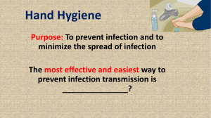 Important of Hand Hygiene
