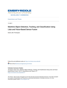 Maritime Object Detection Tracking and Classification Using Lid