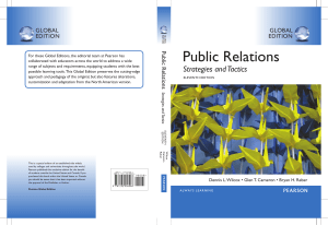 Public Relations Strategies and Tactics, 11th. Edition
