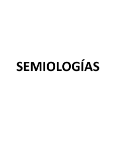 SEMIOLOGIAS