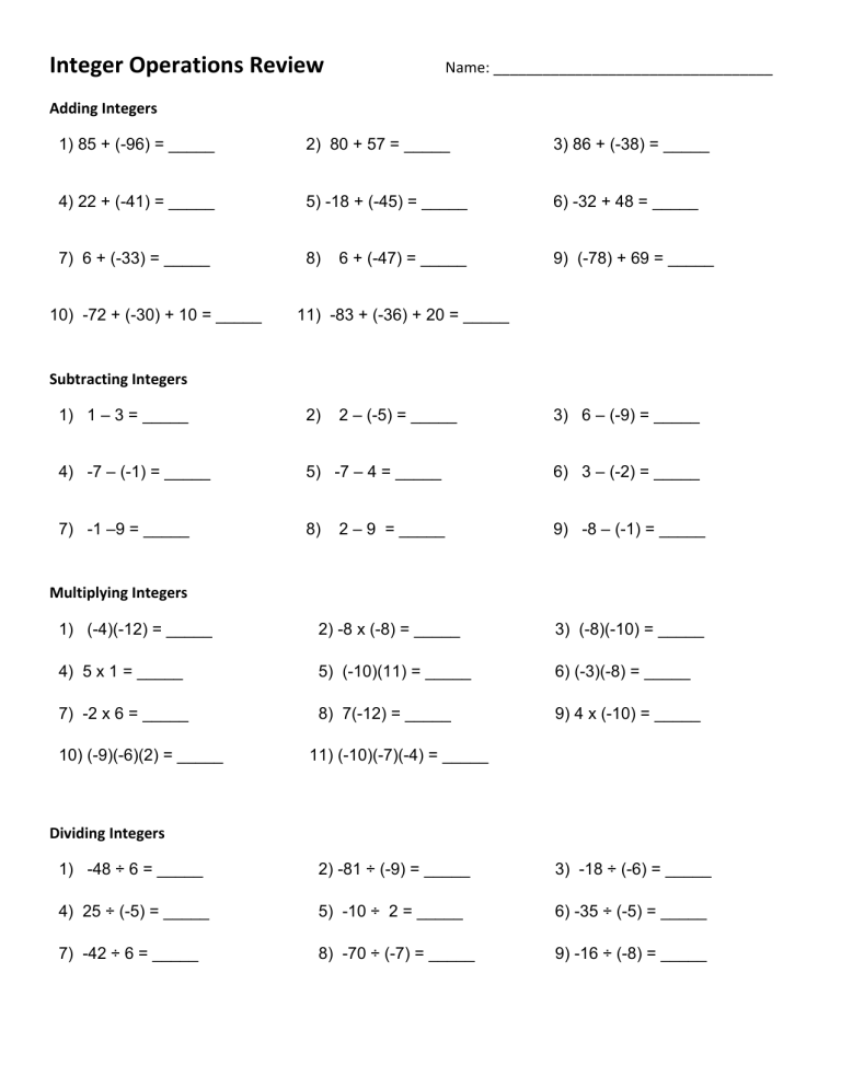 integers-mixed-operations-worksheets-integers-worksheet-negative-numbers-subtracting
