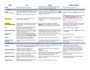 Investment Risk Cheat Sheet: Types, Hedging, & Products