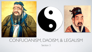 Confucianism Daoism Legalism PDF (1)