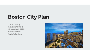 Boston City Plan