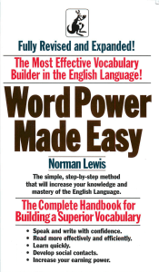 Norman Lewis - Word Power Made Easy (Fully Revised & Expanded) (New Paperback Edition)