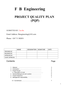 Quality Plan -2021-03-02