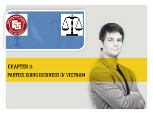 Chapter 2 - Parties doing business in Vietnam