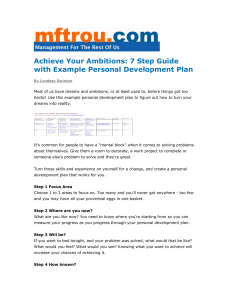 example-personal-development-plan