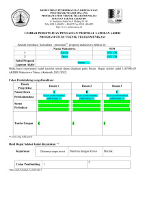 1 Form Persetujuan Pengajuan Proposal