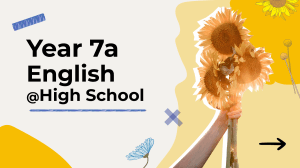  Introduction YEAR 7 English