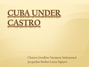 Cuba under Castro presentation 1
