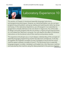 Lab 10 Assembly Worksheet 