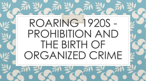 20s Woman Prohibition Organized Crime