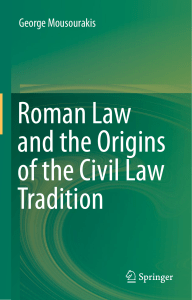 Roman Law and the Origins of the Civil Law Tradition ( PDFDrive )
