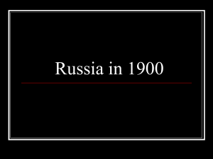 Russia in 1900.ppt
