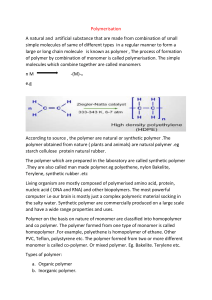 4.Polymerisation