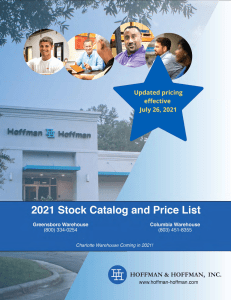 Hoffman Revised Stock Catalog 2021