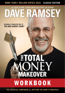 The Total Money Makeover Workbook A Proven Plan For Financial Fitness