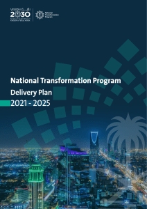 National Transformation Program Delivery Plan 2021-2025